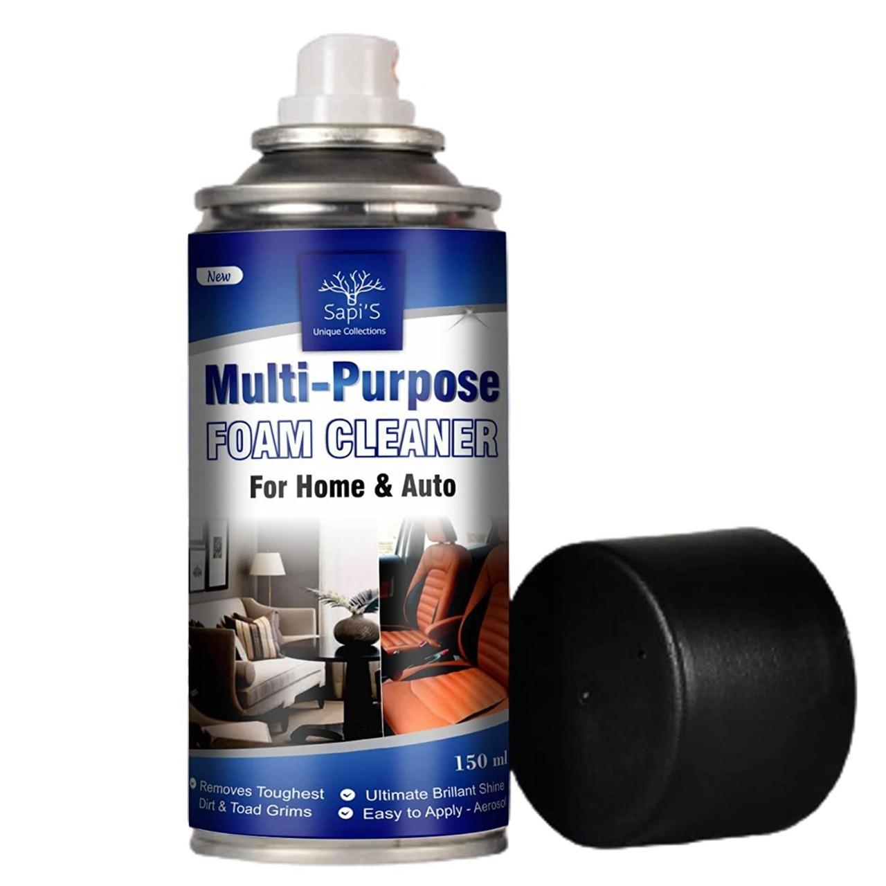 Multi-Purpose Car Interior Foaming Foam Cleaner for Home and Auto Seats, Dashboard Leather Vinyl Rubber,Doors, PU/Leather 150ML